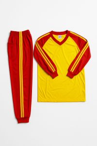 stelan olahraga seragam anak sd kuning merah new