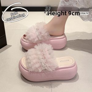DINGMUYI | Heel Height Increase Slimming Sandal 9CM