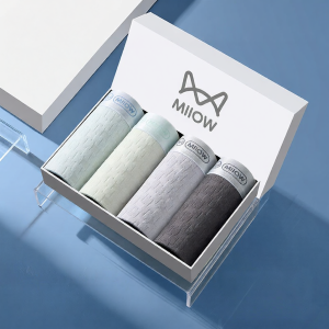 MiiOW | Antibacterial Cotton Mens Briefs Boxer Shorts