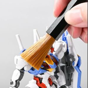 MS105 Modeling Tools Scoring and Sharpening Crumbs Dust Cleaning Brushes Hexagonal - shaped Aluminium Alloy for Gundam Gunpla GK DIY Model Making Tool Non Shedding Cleaning Tool