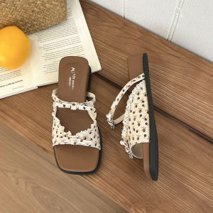 ZOG | Floral Lace Edge Womens Summer Slipper