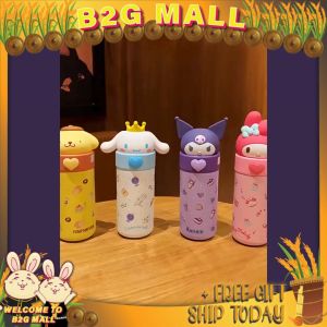 𝙍𝙚𝙖𝙙𝙮 𝙎𝙩𝙤𝙘𝙠💕𝗕𝟮𝗚𝗠𝗮𝗹𝗹 HOT ITEM🔥3D High Capacity Portable Kuromi Stainless-Steel Thermos Water bottle Cup 500ML