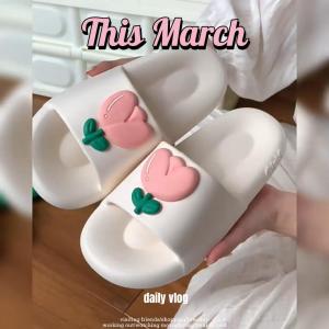 LHSunshine ใหม่ รองเท้าแตะสีพื้น รองเท้าแตะแฟชั่นมาแรง รองเท้าสวมลำลองผู้หญิง 💝 ชุดส่วนผิวหน้าที่น่าปฏิสัมพันธ์ใหม่