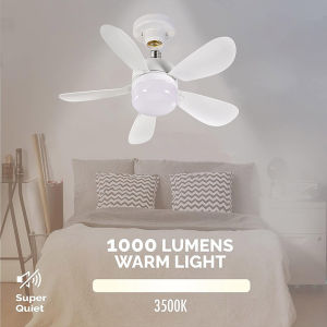 Ceiling Fan LED Light With Remote Control 3 Speeds Wind Multifunctional Home LED Lamps Powerful 1000 Lumens Lights For Bedroom