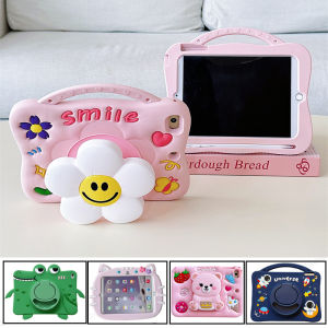 Ốp Máy Tính Bảng Silicon Hoạt Hình Cho iPad - Vỏ Bảo Vệ Đa Năng Cho Các Dòng Máy Từ Thế Hệ Thứ 6 Đến Thế Hệ Thứ 11 Chống Sốc Chống Bụi