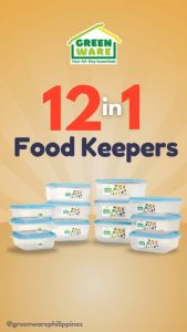 GREENWARE 12 in 1 Food Keepers Promo Set 350ml 550ml 900ml 1.3L