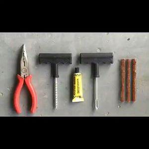 Tire Repair Tool Kit Alat Tambal Ban Mobil Sepeda Motor Tubeless Set