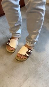 Cogen Sandal Slop Pria Slide Casual Slip On Nano Series White