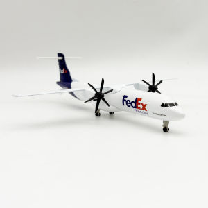 JASON TUTU 20CM Fedex Express ATR Aircraft Model Planel Airplane Diecast Metal Planes Collect Gifts 