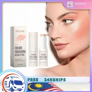 EELHOE Temperature Change Blush Stick 7g Light Natural Even Skin Tone Lip And Cheek Dual-Purpose Makeup Stick 温变腮红棒