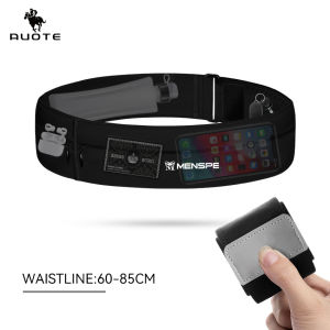 AUOTE Outdoor Running Multi functional Surrounding Ultra thin Invisible Fit Waterproof Sports Waist Pack Jogging Belt Fanny Pack for Workouts Sports Outdoor