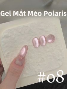 1 Chai Sơn Móng Tay Gel Mắt Mèo PSK Arctic Star 10ml Siêu Bóng Mịn Trong Suốt Như Băng Có Hạt Pha Lê Không Biến Màu Xám Dụng Cụ Làm Móng