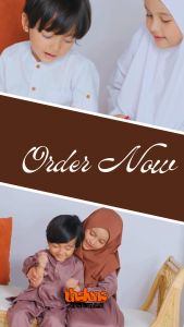 Gamis Anak Perempuan Baju Anak Perempuan Usia 2-13 Tahun / Thaluna Kids Dress Evina