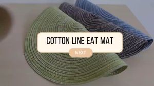 30cm Table placemats Insulation Pad Placemats Linen Non Slip Table Mats Home Decoration Pad Coaster Round Placemat Table Woven Individual Placemats for Table Non-Slip Kitchen Tableware Drink Cup Coaster Hoilday Decoration
