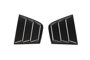 Car Rear Window Shutter Cover for Dodge Charger 2015-2023 Quarter Window Decoration Panel Trim Exterior Styling Accessories ABS