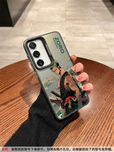 Samsung Galaxy S25 Ultra Clear Frosted Silicone Case Mens Edition Full Cover Anti-Fall Cartoon Shell Laser Cut Design