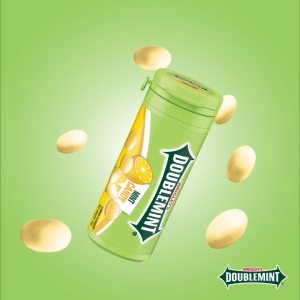 Doublemint Chewy Mints Lemon Ice Bottle 30g / Fruity