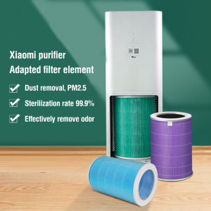 💥High Quality💥Xiao Mi Air Purifier HEPA Replacement Filter M8R-FLH Triple Layer with Activated Carbon Compatible with Mi Air Purifier 1/2/2S/2C/2H/3/3S/3H/3C/Pro-Gray
