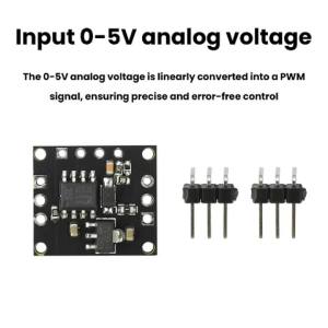 Aideepen | 0-5V Analog Voltage To Servo Signal Module 50Hz PWM Signal Output Control ESC Servo Motor For Model Aircraft And Drones