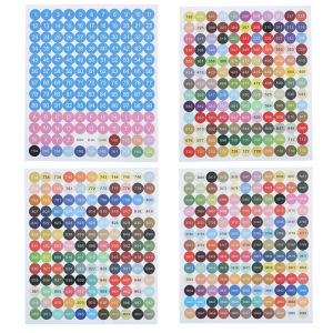 DMC Colors Number Label Stickers for Diamond Painting Storage Box Mosaic Beads Organizer Bottle Tool Cross Stitch Label and Mark