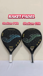 Raket Padel Joma Series Open / Stadium CTR PWR 12K / Game Jr ll/ Open White Fiber Carbon