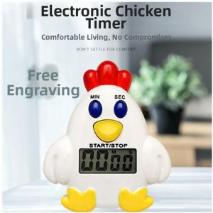 Timed Electronic Kitchen Timer for Kids and Students