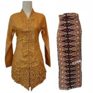 SETELAN KEBAYA ENCIM BORDIR SENADA