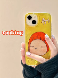 เคสโทรศัพท์แบบครอบเต็มลายการ์ตูนน่ารักสไตล์ญี่ปุ่นและเกาหลีสำหรับ iPhone 16 pro Max Apple 15 ชั้น 12 สร้างสรรค์ 13 สำหรับผู้หญิง 14 pro 16 ป้องกันการตกหล่น