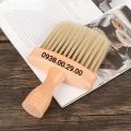 Phủi Tóc Barber Cán Gỗ Lông Mềm Phủi Sạch Tóc, Cây Phủi Tóc Nam Cao Cấp.. 