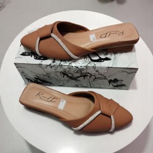 sendal wanita hak 3 cm R and D MULES HEELS WANITA  MPY 01