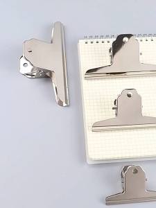 [SG Stock] Metal Clips | Round/File Clip | Multisize Office Stationery | Metal Clamps for Documents Receipts