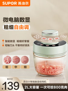 Supor Electric Meat Grinder Home Use Small Size Fully Automatic Multi-Function Adjustable Coarseness New Model Kitchen Appliance