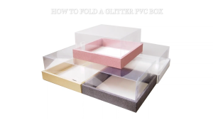 The Craft Decor 23x13x33cm Glitter PVC Box | Gift Box | Kotak Hantaran [READY STOCK]