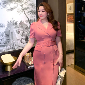 Summer French Style Elegant Slimming Suit Dress