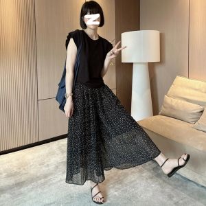 Váy Chữ a Họa Tiết Bướm Thời Trang Mùa Hè Cho Nữ Cỡ Lớn Váy Midi Dáng Chữ A Chất Liệu Polyester Váy Công Sở Thường Ngày