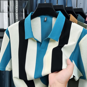 Kaos Polo Shirt Pria Kaos Kerah Pria Lengan Pendek Baju Berkerah Kaos Berkerah Pria Reguler Fit  V-Neck