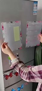 A3A4 Erasable Month Planner: Magnetic Calendar & Refrigerator Magnet Message Board