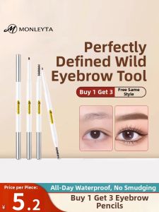 MONLEYTA | Waterproof Long-lasting Eyebrow Pencil 3 Pack