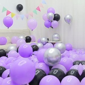 12inch Lavender Theme Balloons Decoration Set: Perfect for Birthday & Wedding Decor