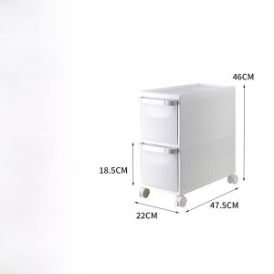 Bathroom Floor Standing Storage Cabinet Toilet Side Shelf No Installation Required Organizer Drawer Rack for Bathroom
