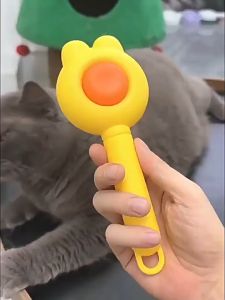 【KenCo】ใหม่ราคาถูก หวีกำจัดขน หวีแมว มีปุ่มดันขนออก หวีแปรงขนสัตว์ หวีสุนัข ที่แปรงขนสัตว์เลี้ยง ทำความสะอาดง่าย แบบหมุด