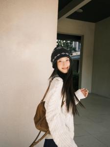 Warm Fashionable Knitted Hat Womens Autumn Winter Tassel Hat round Top Adjustable Foldable Casual Style Woolen Knit Cap