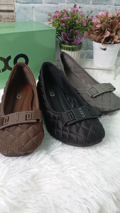 รองเท้าคัทชู 8am รองเท้าสุขภาพ - กระบวนการที่เหมาะสมสำหรับผู้หญิงที่ส่งเร็ว 44 ประดับอะไหล่ หมายเลข ส้นpuสูง 2เซน พี้นกันลื่น X23007 X23008