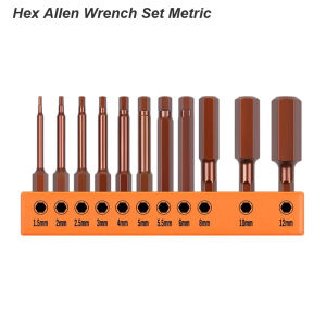 Hex Head Allen Wrench Bit Set Screwdriver Electric Power Drill Metric Quick Release Adapter Screw Driver Security Magnetic Tips