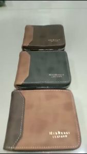 MENBENSE D5502 DOMPET LIPAT RESLETING ZIPPER BAHAN KULIT SINTETIS