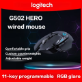 Logitech | Logitech G502 HERO/G402, with 11 programmable buttons and a dual-mode high-speed scroll wheel, meets all your needs.. 