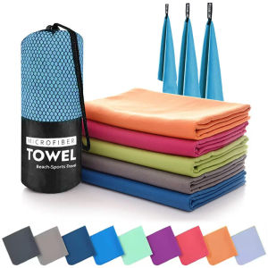 Travel Quick-Dry Sports Towel absorbent soft Microfiber Towel Running Yoga Gym Basketball Outdoor Camping Hiking Beach Towels