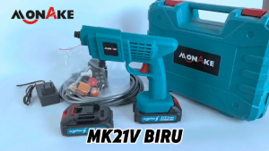 MONAKE German Tool Alat Cuci Mobil Mesin semprotan cuci motor Jet Cleaner Cordless Alat Portable Nirkabel 21V