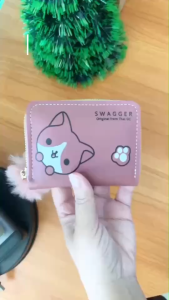 กระเป๋าสตางค์น่ารักสำหรับผู้หญิง - กระเป๋าใส่บัตรขนาดเล็กพร้อมช่องใส่เหรียญ (กระเป๋าสตางค์ผู้หญิง)