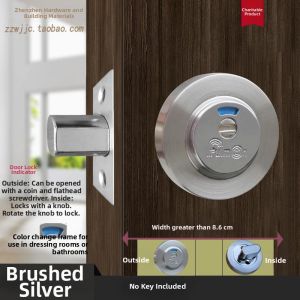 ZUOLEJIA | Occupancy Indicator Lock for Public Restroom No Key Required